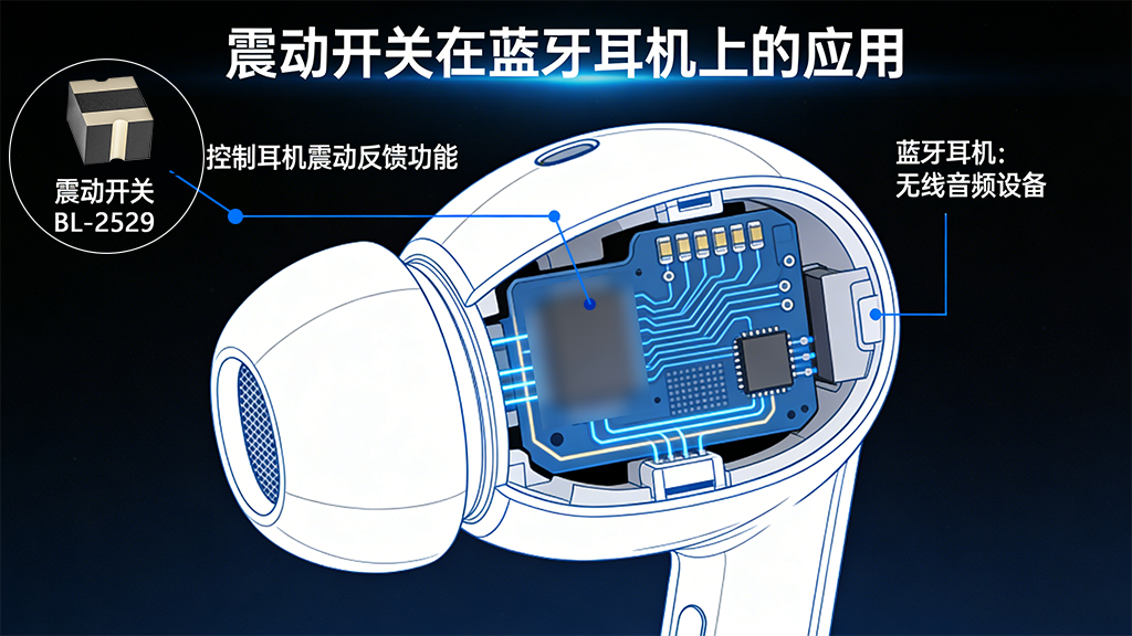 震动开关在蓝牙耳机上功能实现与场景应用