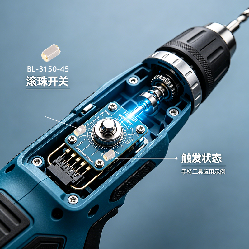 滚珠开关在手持工具上安全控制与应用