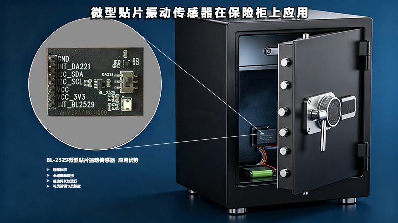 微型贴片振动传感器提升保险柜防盗预警实用方案