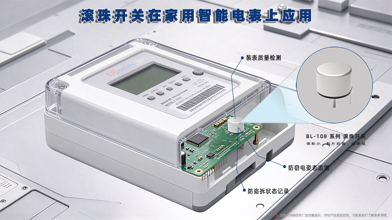 滚珠开关守护家用智能电表计量安全